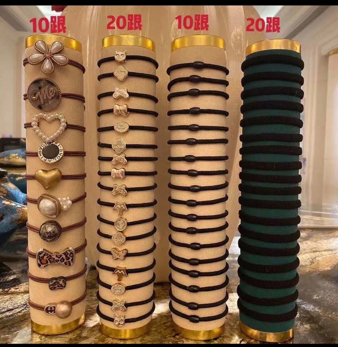 Oversized benefits Oh ~ four styles boutique hair ring 10 Cartoon 20 Root Bean 10 No seams 20 Root