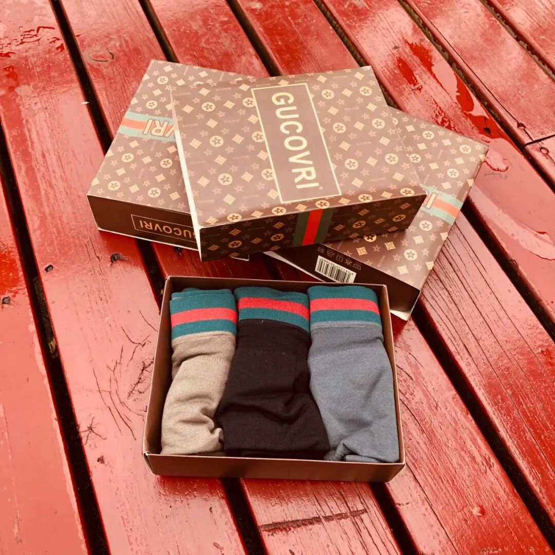 High end 3 bar mitts with moisture-absorbing and breathable men's high elastic four-corner underpants