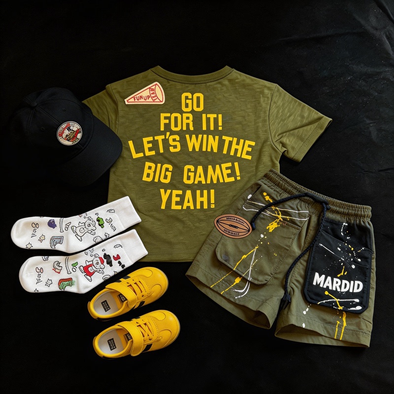 Heavy-Duty Dd Bamboo Cotton Pure Cotton Flocking 2026 New Summer Short-Sleeve T-Shirt for Boys and Girls Baby Top Snoopy