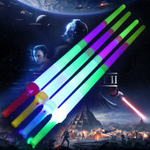 Big four retractable glow stick bar flash stick concert fuel stick big electronic light stick cheer stick