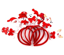 Christmas head button gift headgear decorations adult luminous antler hair band childrens headband dress