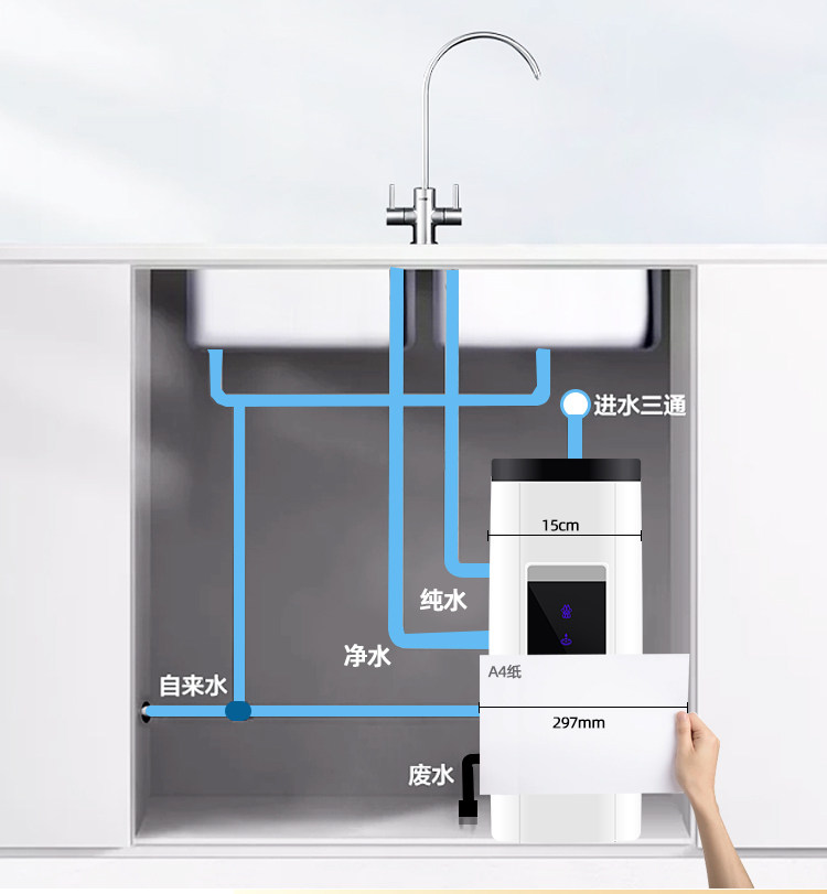 Фильтр для воды 家用净水器10寸通用滤芯直饮机厨房水龙头过滤汇通ro反渗透净水机