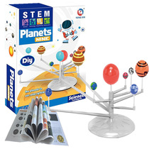 Solar System Model Childrens Toy Science Painting Eight Planetary Objects Science Galaxy Diy Hand Steam