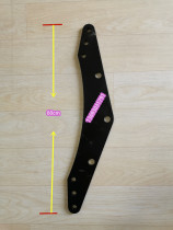 Boutique pulley hanging weiya hook accessories thickened lengthened stainless steel curved bow film and television drama shooting tools Triangle plate