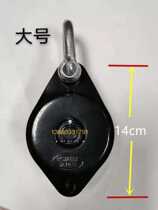 Weiya black pulley Bearing pulley Hanging Weiya action special black pulley Film and television pulley shackle