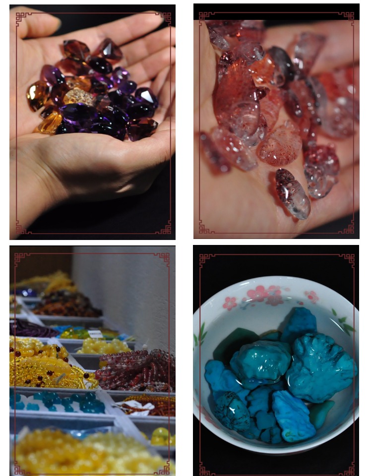 Tinh thể tự nhiên Zhuzi siêu bảy garnet tourmaline quặng lapis lazuli vòng mặt mặt dây chuyền vòng tay vòng chân 108zb3 - Vòng chân lắc chân nữ handmade