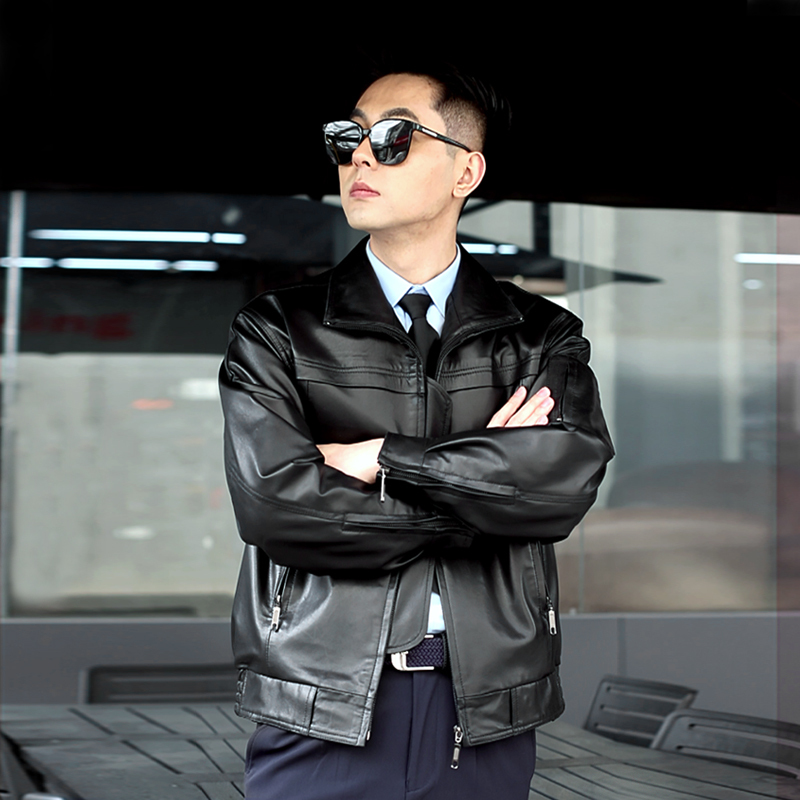 New Black Cycling 02 Flight Leather Jacket Spring & Fall Aviation Motorcycle Flight Leather Jacket Spring Pilot Leather Jacket New Black Cycling 02 Flight Leather Jacket Spring & Fall Aviation Motorcycle Flight Leather Jacket Spring Pilot Leather Jacket