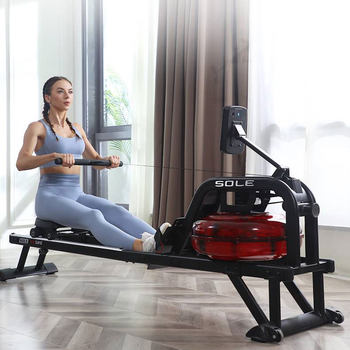 American sole sr520 water resistance double-track rowing machine household small aerobic stretching fitness equipment