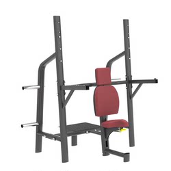 Weibu Z-6035 Commercial Seated Shoulder Press Weight Rack Gym Barbell Press Shoulder Training Fitness Equipment