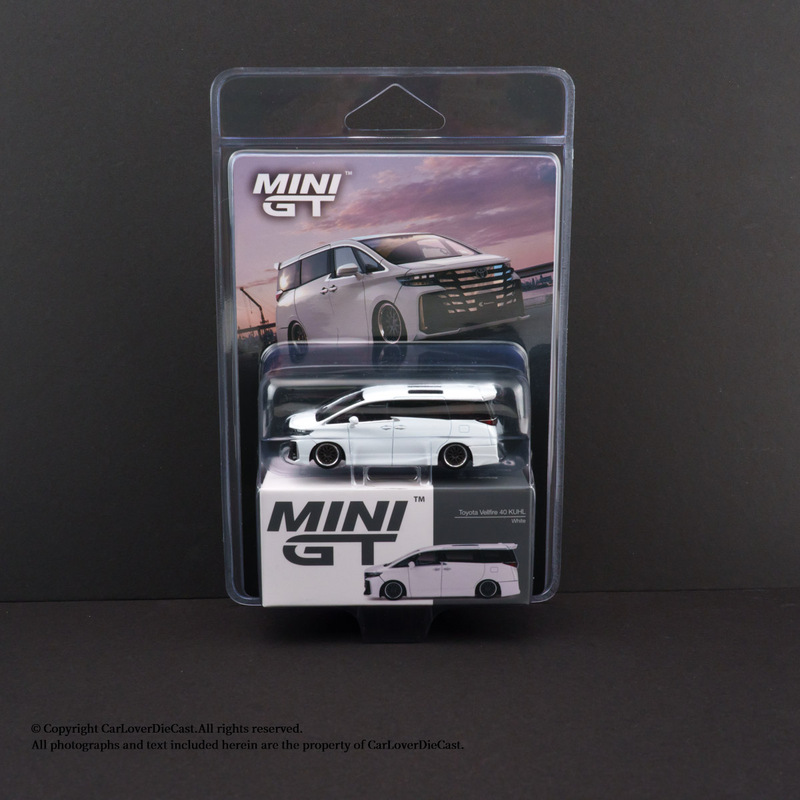[in Stock] Minigt 1:64 # 1180 Toyota Vellfire White Alloy Car Model