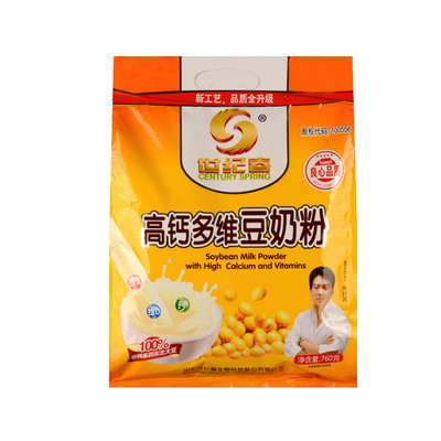 【世纪春】高钙多维豆奶粉760g大袋装