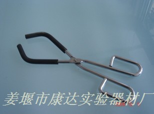 优质烧杯夹 圆钢套塑  玻璃烧杯夹子 可开票