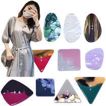 Alien Triangle Button Womens Fashion Costume Pearl Button Accessories Fashion Winter Clothes Fashion with High-grade Color Clothes