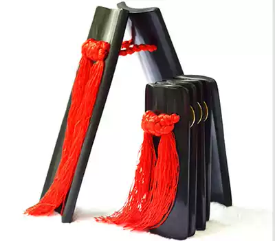 Professional Tianjin old bamboo Allegro Big Board small Board sound bamboo board children adult red and black primary color can be sold alone