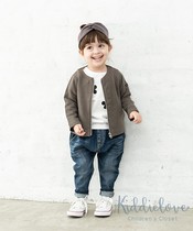 Kiddielove Japanese childrens clothing quoti use fith tapered stretch comfort jeans