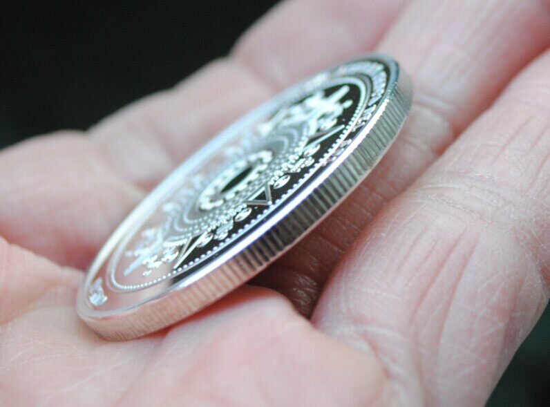 40mm medallion silver Mexican Mayan calendar Aztec Latin American coins commemorative coins