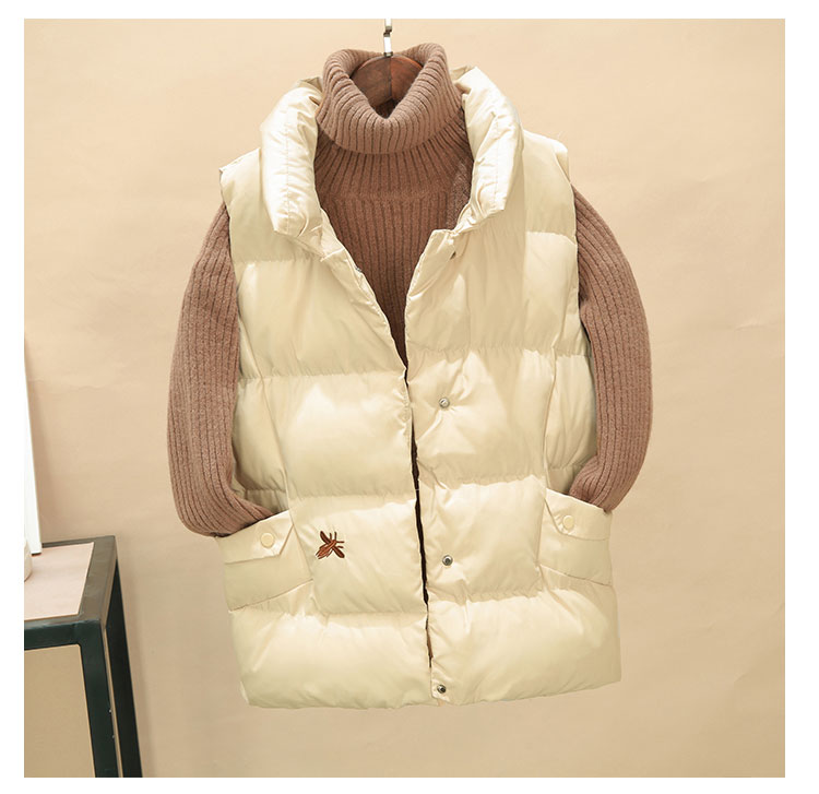 Áo vest ngắn nữ mùa thu đông 2018 phiên bản Hàn Quốc mới của áo vest rộng vest dày áo khoác cotton quần áo nữ