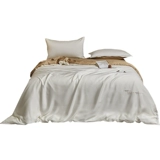 欧玫姗 Комплект, шелковый пододеяльник, простыня, покрывало, 4 предмета, легкий роскошный стиль, простой и элегантный дизайн