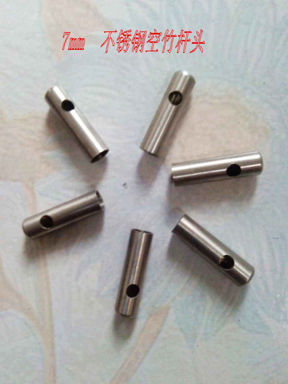 Empty bamboo special sale 7 Number of empty bamboo pole special straight bore stainless steel head empty bamboo pole accessory