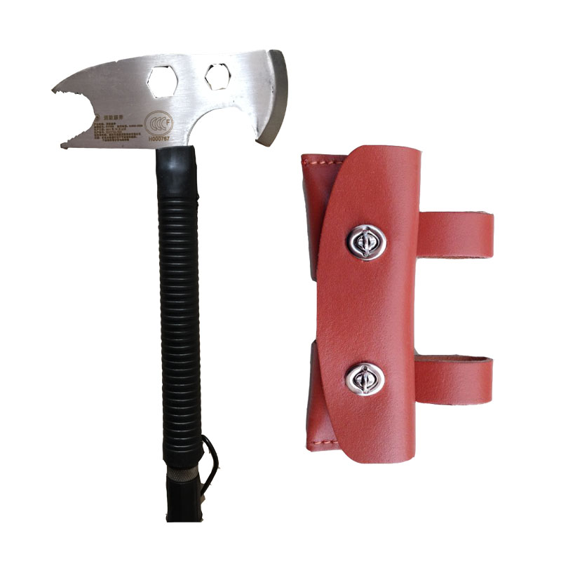 Fire waist axe multi-function demolition tool test report Saw knock cowhide waist axe set miniature fire station 3c certification