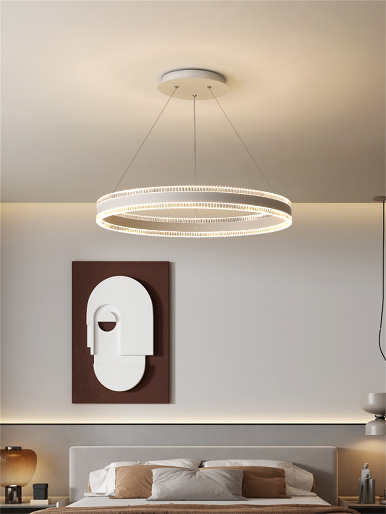 Restaurant Lamp, Modern, Simple, Light Luxury, Full Spectrum, Living Room Chandelier, Anti-Blue Light, Bedroom Main Light, Eye Protection, Flicker-Free Lighting Fixtures