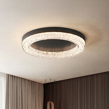 Italian Minimalist Light Luxury High-End Bedroom Ceiling Lamp Modern Simple 2025 New Resin Master Bedroom Room Lamp