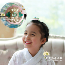 Korean Korean Korean clothes haircut North Korean children adult photo-head haircut with dance performance Han uniform hairpin hairpin