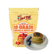 Bobs Red Mill 10 Grain Waffle Mix Whole Grain Low Fat High Fiber High Protein 680g Breakfast Pine