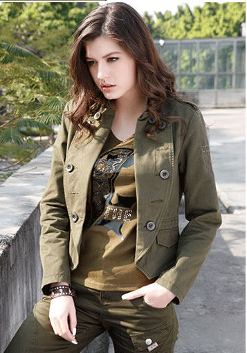 FREEAMRY Freedom Fighter Small Suit Women's Short Suit Slim Korean Fashion Jacket