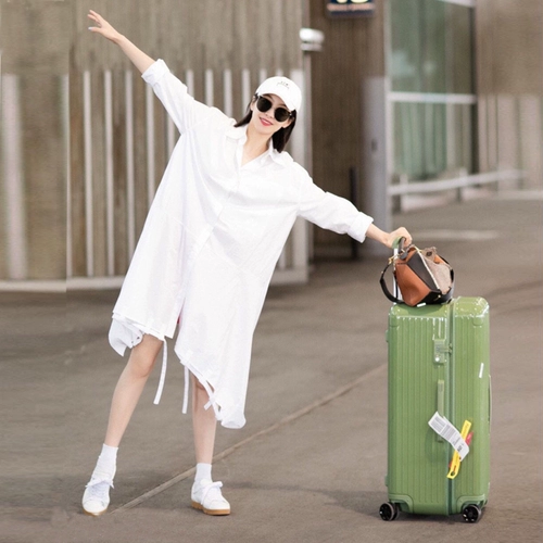 Вместительный и большой универсальный высококачественный чемодан подходит для мужчин и женщин, увеличенная толщина, популярно в интернете, 32