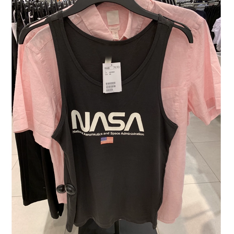 Áo sơ mi nam ELEVEN mùa xuân 2019 mới buông lơi vest nasa giản dị HM0736769 - Áo vest cotton