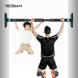 省90元【碳钢单杠】免打孔家用健身器