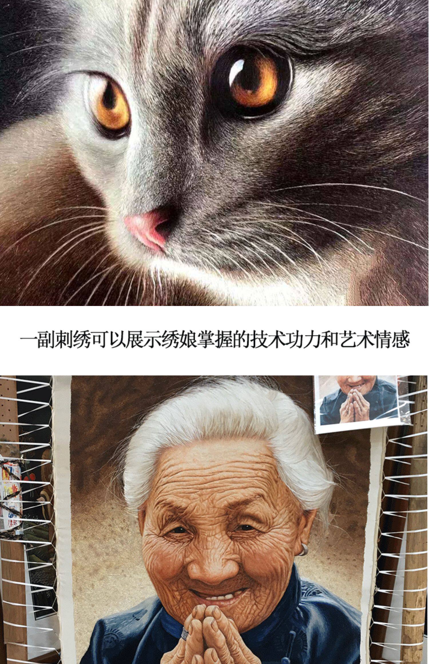 Вышивка Сучжоу 艺绫手工刺绣1丝2丝苏绣现代艺术书房装饰画马到成功骏马动物挂画