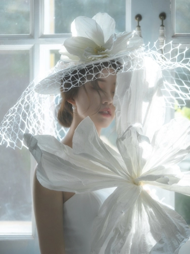 Оригинальная японская шапка ручной работы для невесты, аксессуар для волос, реквизит для фотографии