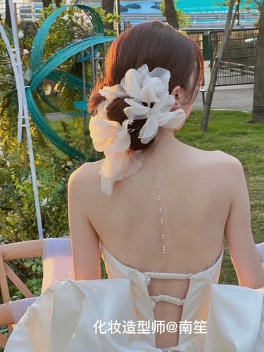 Оригинальный аксессуар для волос ручной работы для невесты, реквизит для фотографии