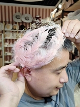 Mego original cherry blossom pink feather headdress bridal accessories stage catwalk makeup styling photo photo travel photo shoot