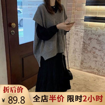 Early summer 2021 fat mm new size womens dress fried street fashion jumpsuit professional two-piece outfit show thin Foreign