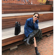 WXLSTUDIO 2020 Spring New Korean Loose Wash Retro Blazer Women