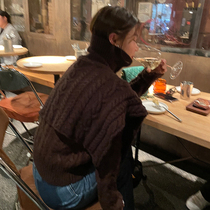 WXLSTUDIO 2021 Winter new two sets of knight sweater womens headsets design sensation two wear blouses