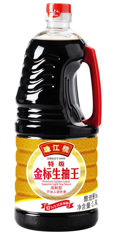 【天猫超市】珠江桥特级金标生抽 1.9L/瓶 酿造酱油 凉拌烹调点蘸