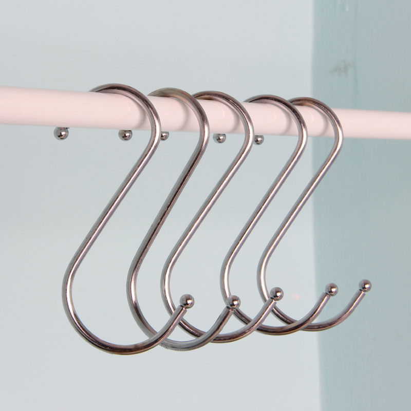 Buy Stainless steel s Type hook kitchen s hook bathroom hook bathroom s hook clothing store s
