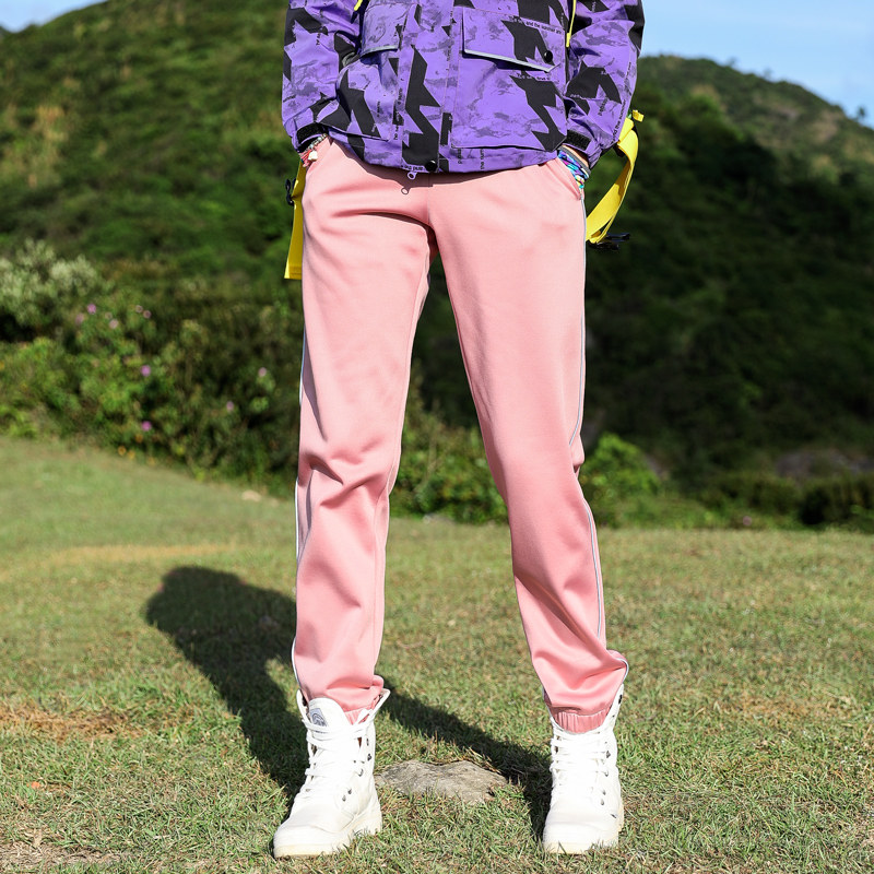 Outdoor reflective soft shell assault pants women's trousers autumn and winter windproof breathable hiking hiking pants plus velvet warm fleece pants