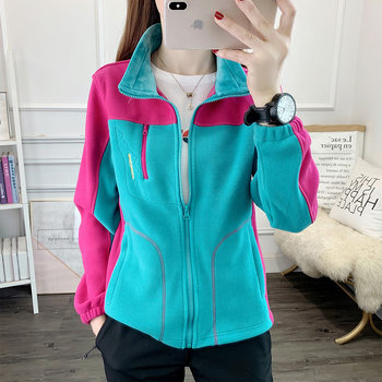 Outdoor fleece cationic warm and breathable jacket Outdoor fleece cationic warm and breathable jacket