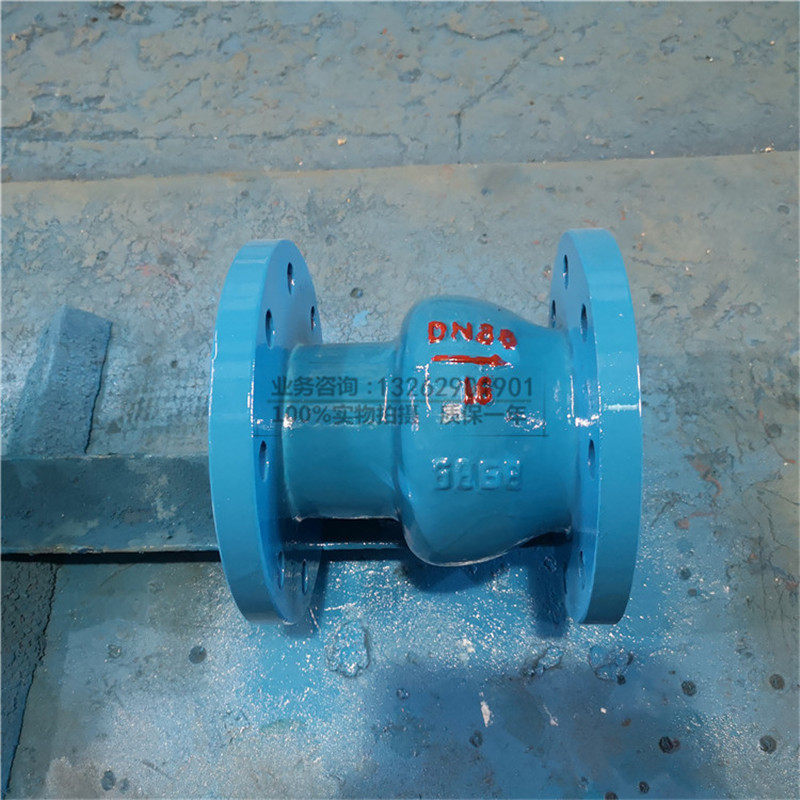 GLH41H-16C cast steel axial flow check valve through-flow check valve DN25 40 50 80 100 150