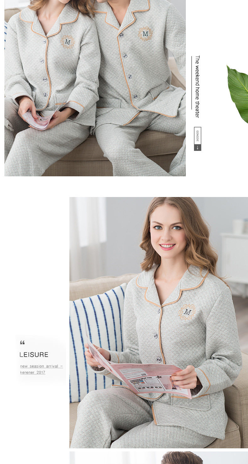 Pyjama mixte en Coton à manches longues - Ref 3005726 Image 14