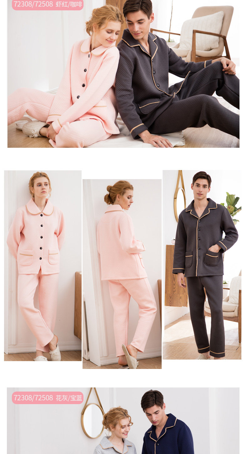 Pyjama mixte en Coton à manches longues - Ref 3005726 Image 21