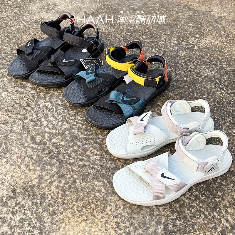 Обувь для отдыха Nike пляжные спортивные тапочки с крючками-липучками для мужчин и женщин