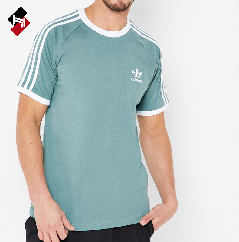 Adidas clover cổ điển giản dị mùa hè nam áo thun ngắn tay DV1566 DY1530 DY1532 DV1564 - Áo phông thể thao áo ba lỗ thể thao
