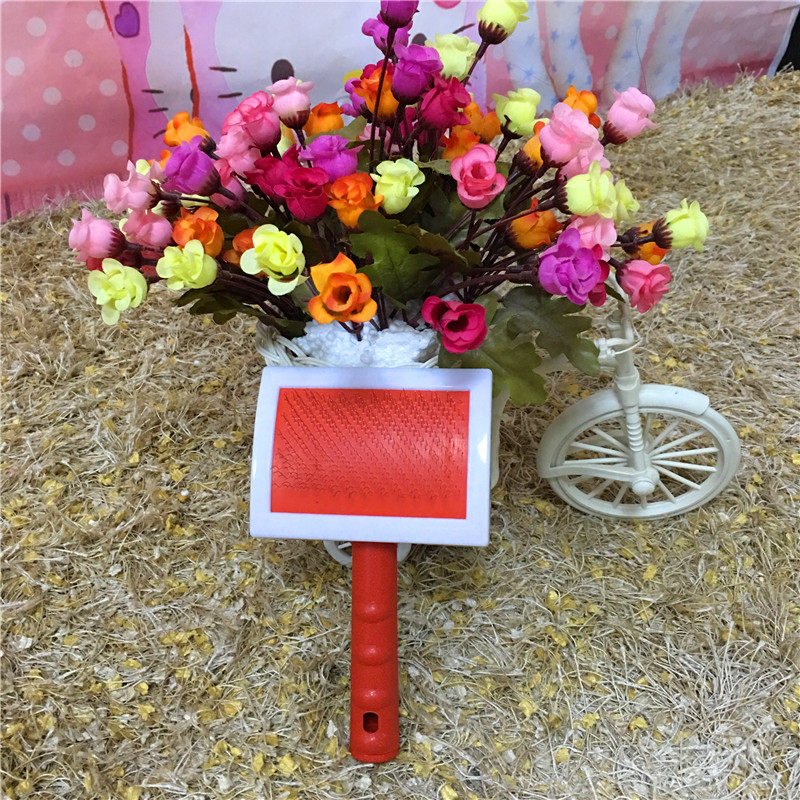 Pet Supplies Dog Comb Teddy Gold Wool Bib Combed Dog Hair Brush Cat Dog Comb Open Knot Comb Dog Supplies