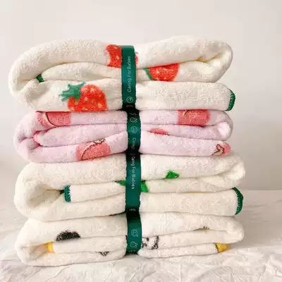 Foreign trade parent-child absorbent towel bath towel Cute cartoon baby child baby adult bath towel towel two-piece set